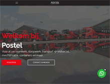 Tablet Screenshot of postel.nl